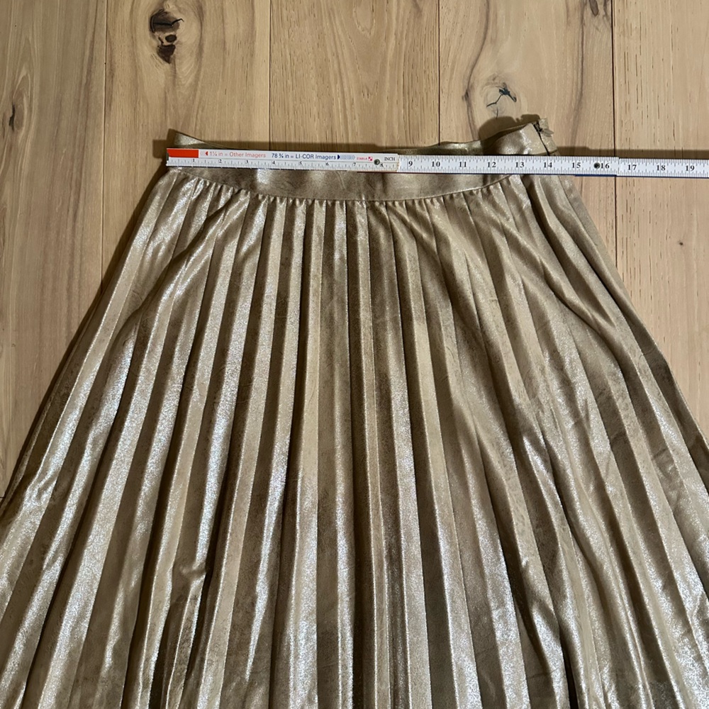 Anthropologie - Maeve Midi Skirt | Size | Gold - Picture 4 of 10